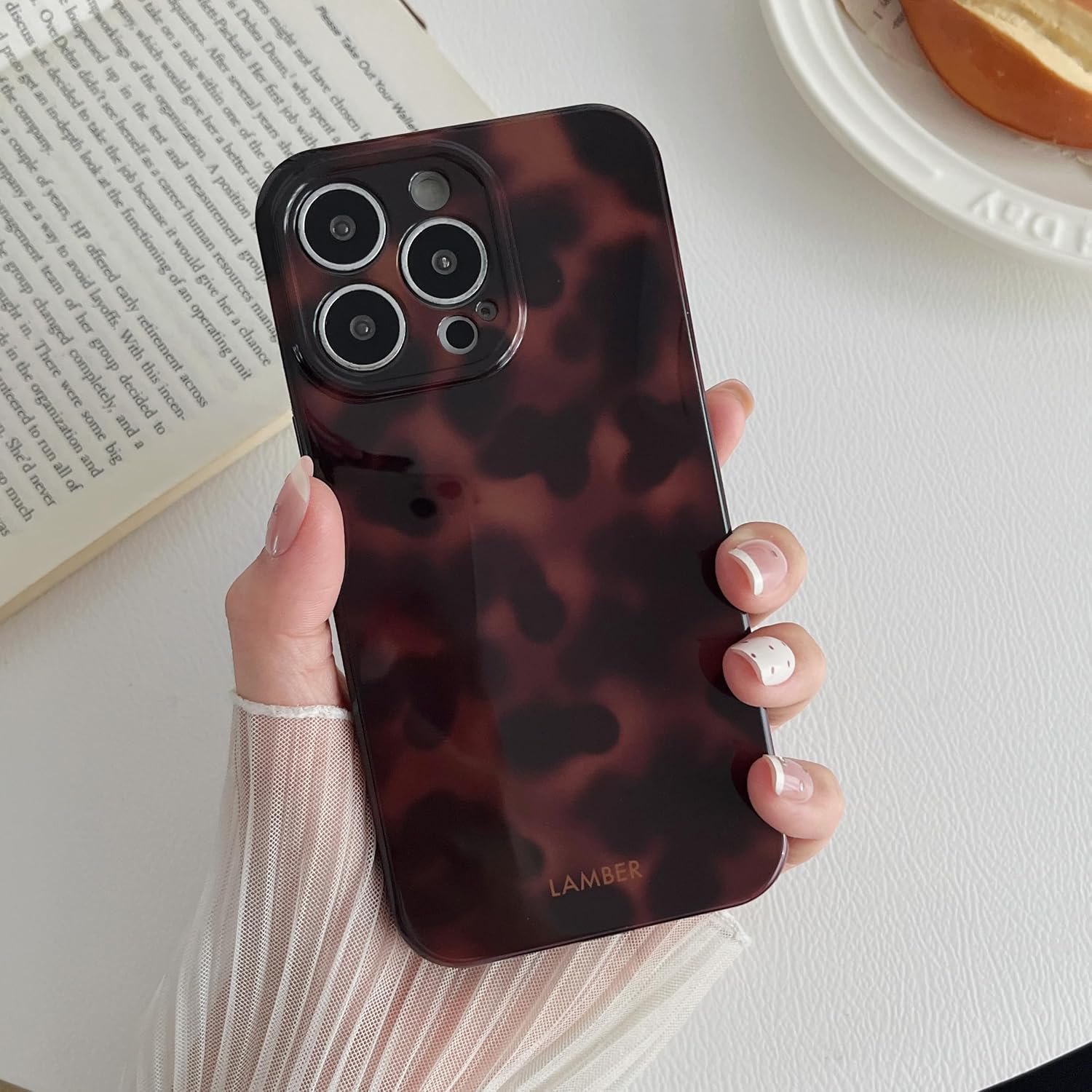 Thumbnail 5 de TQLGY iPhone 13 Pro Case Leopard Brown