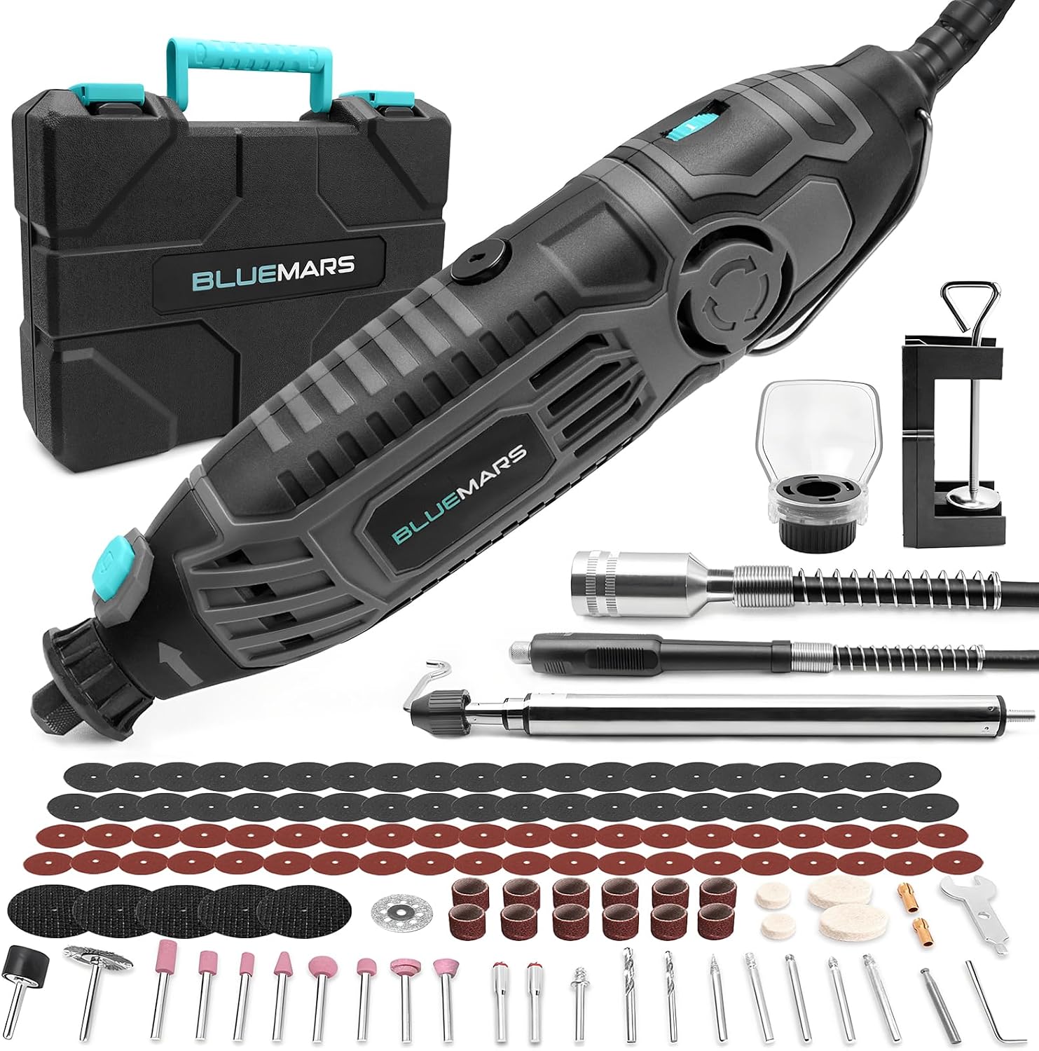 Detalle de BlueMars Rotary Multi Tool Set 200W