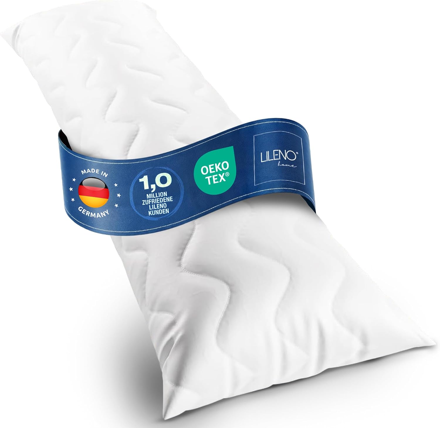 Detalle de LILENO HOME Seitenschläferkissen 40 x 145