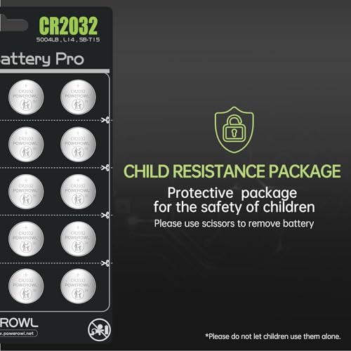Detalle 2 de POWEROWL CR2032 20 pezzi: batteria al litio 3V per telecomandi e piccoli dispositivi