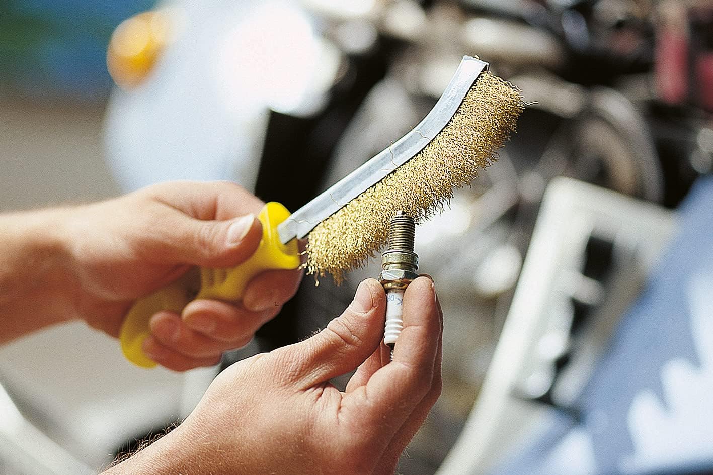 Detalle de Wolfcraft Hand Wire Brush Set, 3 pcs. (I 2138000)