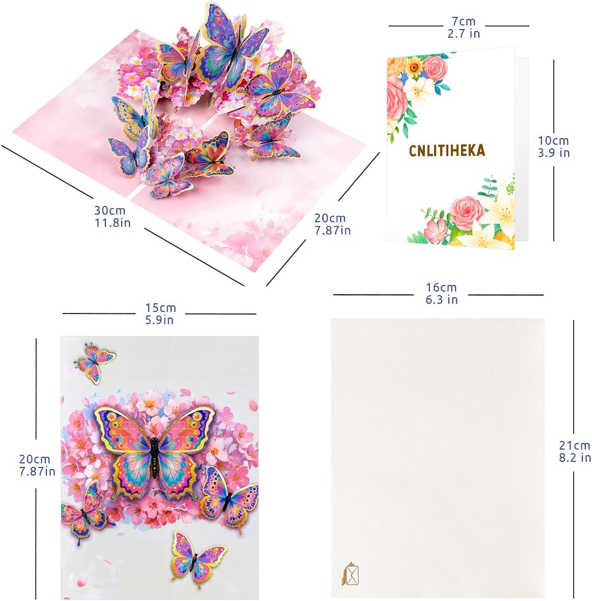 Detalle 2 de CNLITIHEKA Pop-Up Greeting Card