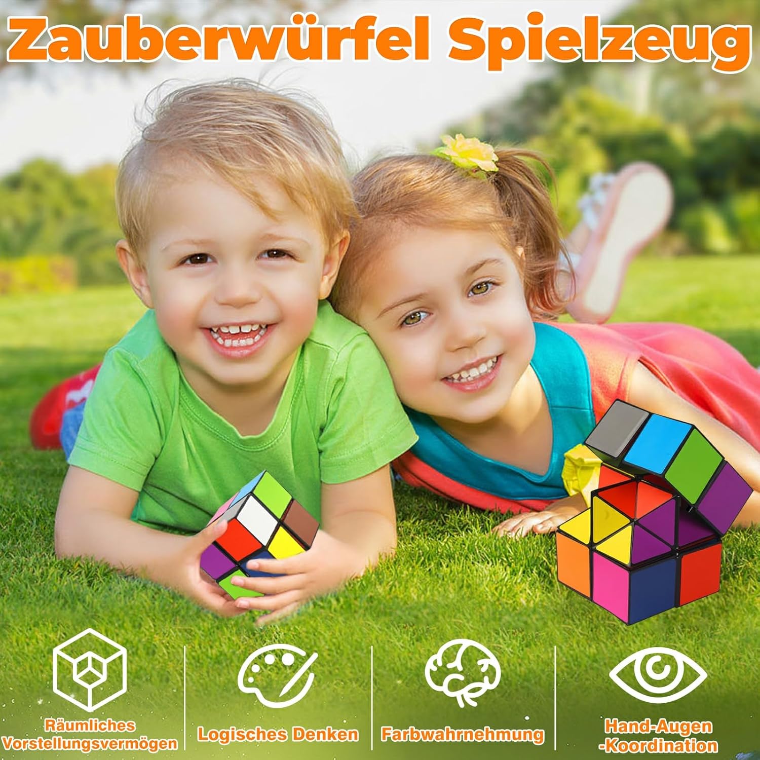Thumbnail 4 de Euclidean Cube Euclidean Cube Sternenwürfel Zauberwürfel-Set – Verwandlungswürfel aus ABS, 5,5 cm