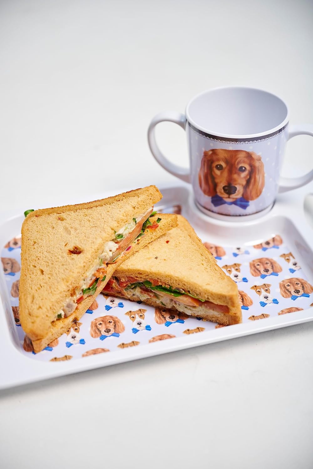 Thumbnail 3 de Dog lightweight melamine snack tray 33.8cm