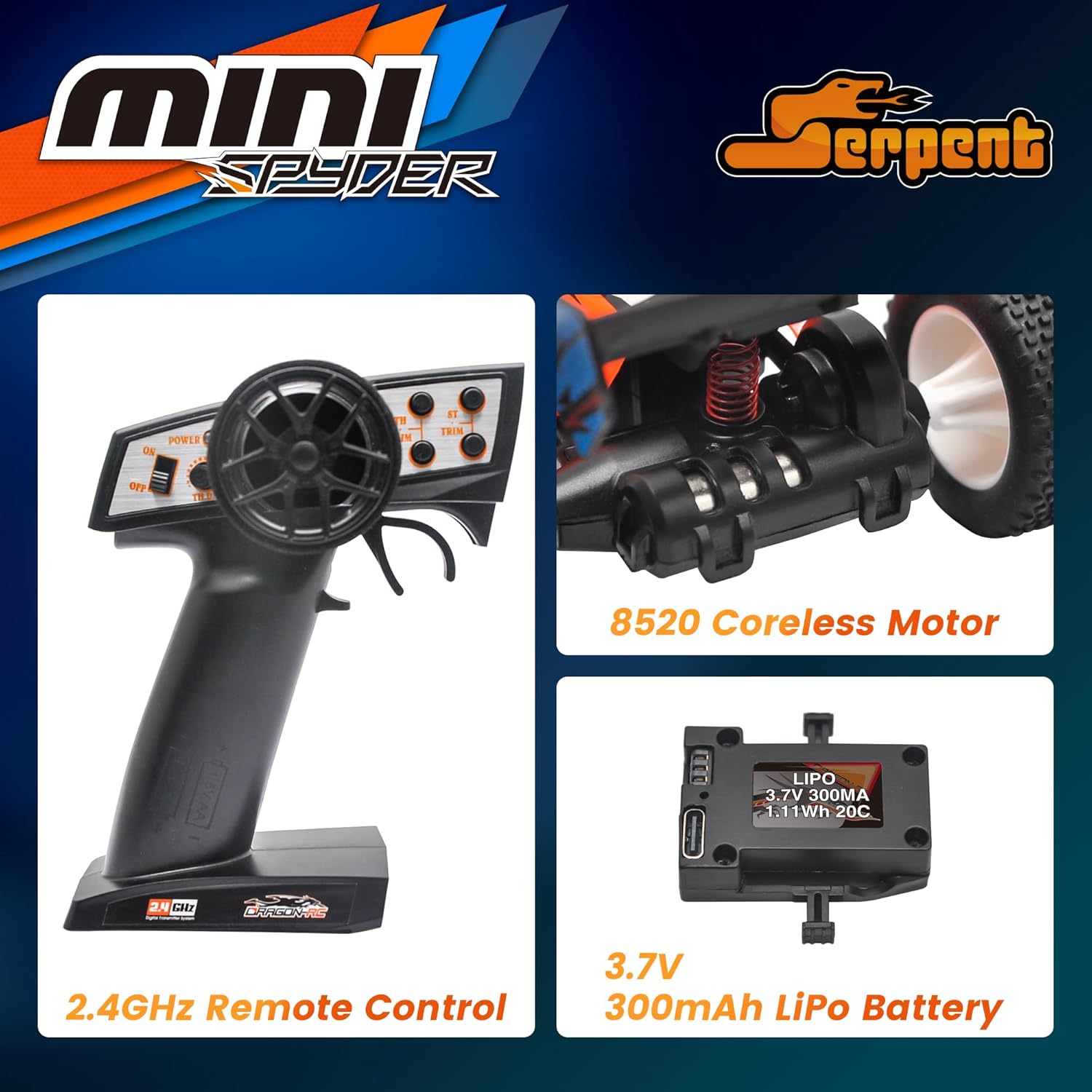 Thumbnail 1 de Serpent 1/24 Mini RC Offroad Buggy RTR: verità su potenza, agilità e divertimento