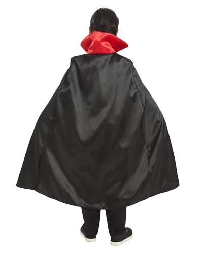 Detalle de Funidelia Conde Drácula, disfraz infantil con capa y chaleco, talla 7-9 años