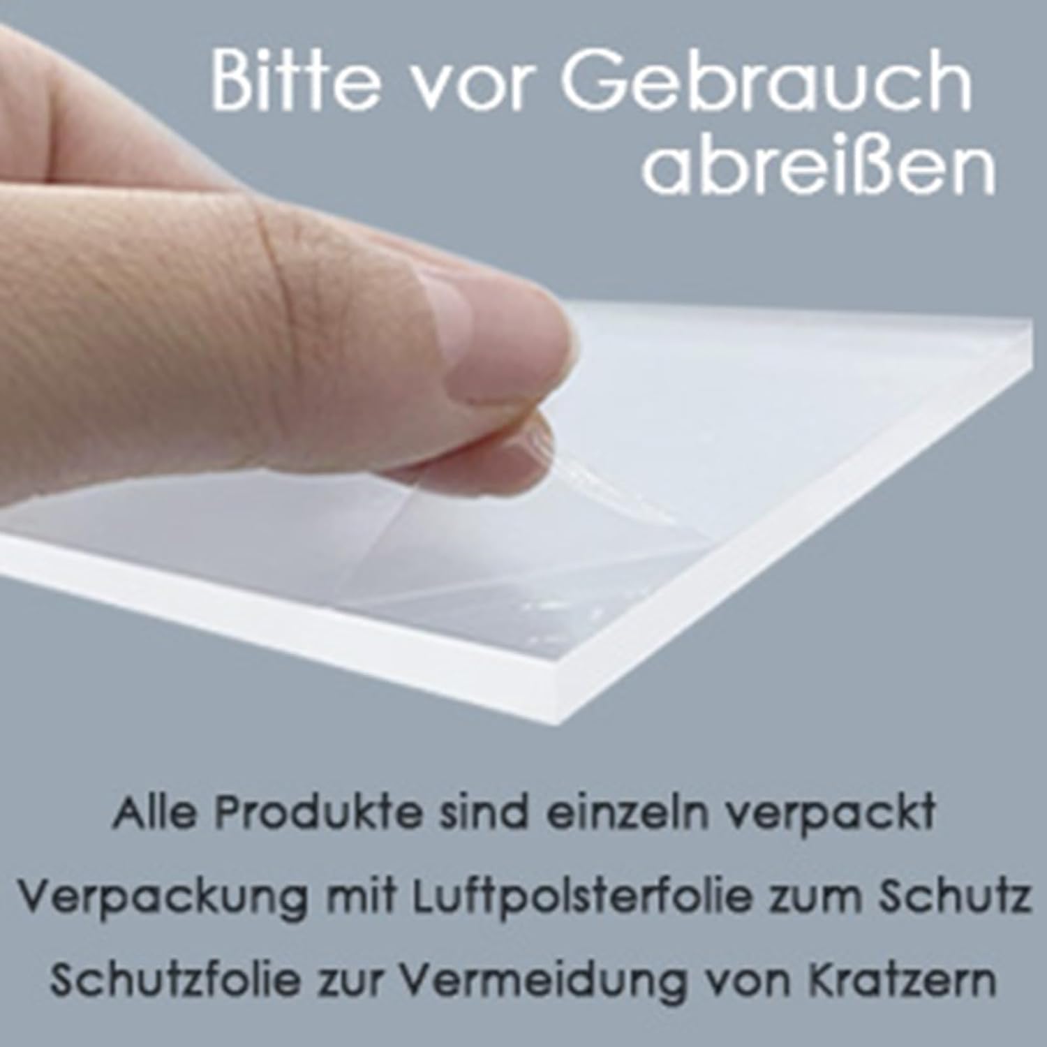 Thumbnail 6 de AZEAM 3-Tier Acrylic Riser Display Stand (3 Pack) – Clear 1/6" Thick Shelves