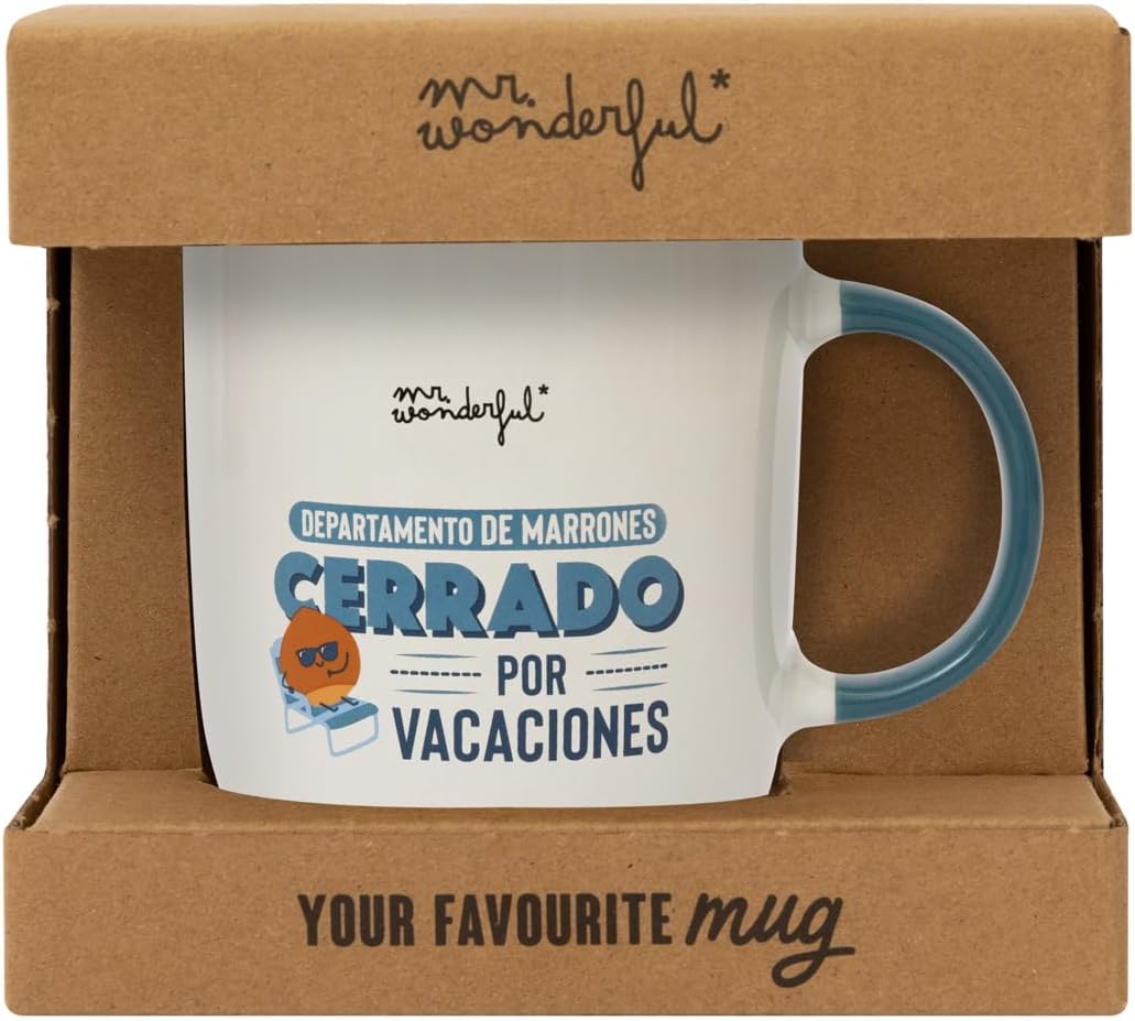 Detalle 2 de Mr. Wonderful Taza Departamento de marrones xxx cl