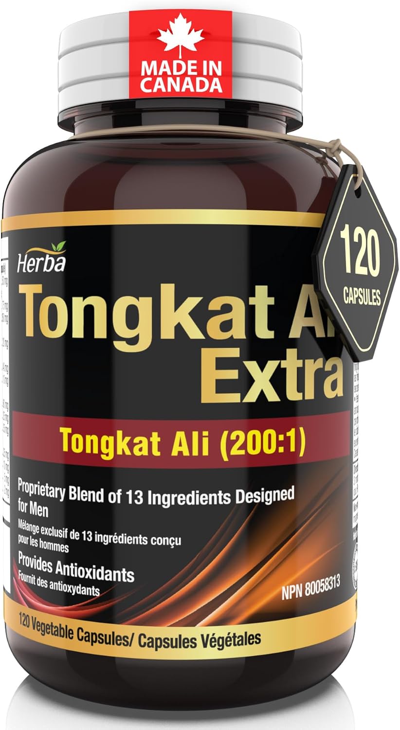 Detalle de Herba Tongkat Ali Extra Supplement for Men, 200:1 Extract, 120 Capsules