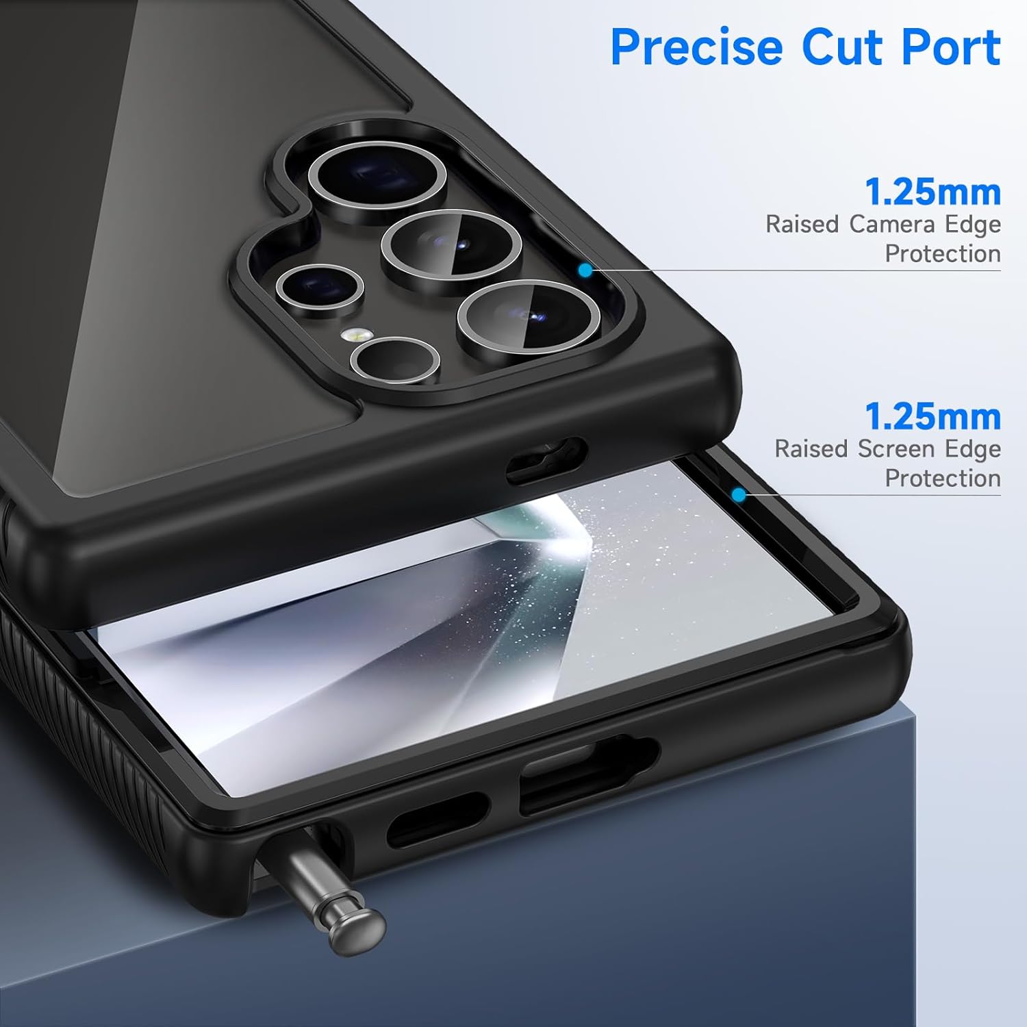 Thumbnail 3 de Seacosmo Funda para Galaxy S24 Ultra con Protector Integrado