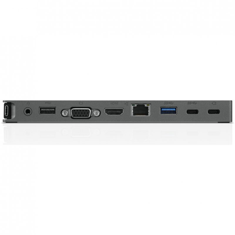 Detalle de Lenovo 40AU0065EU Hub USB-C: expansión multipuerto para productividad conectada