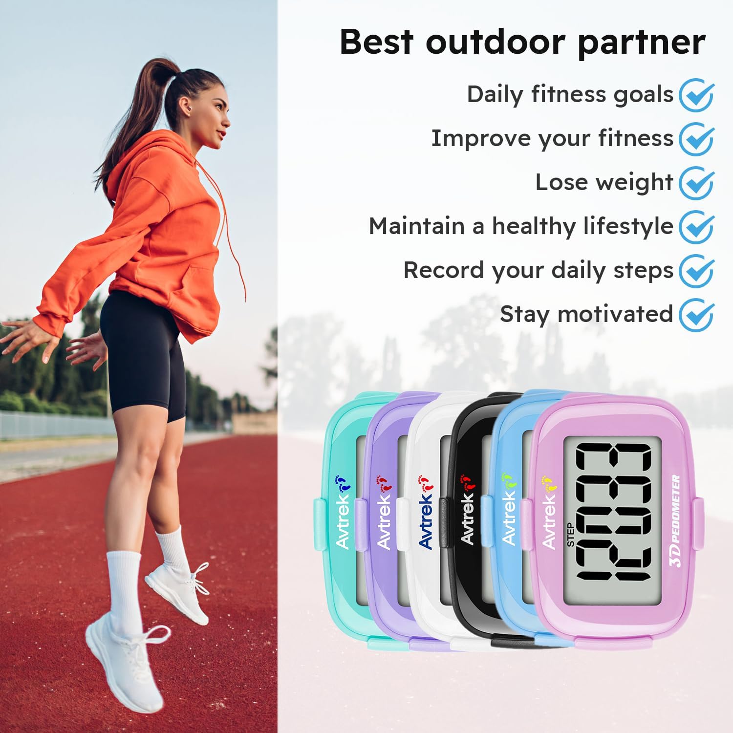 Thumbnail 3 de AVTrek step counter 3D pedometer