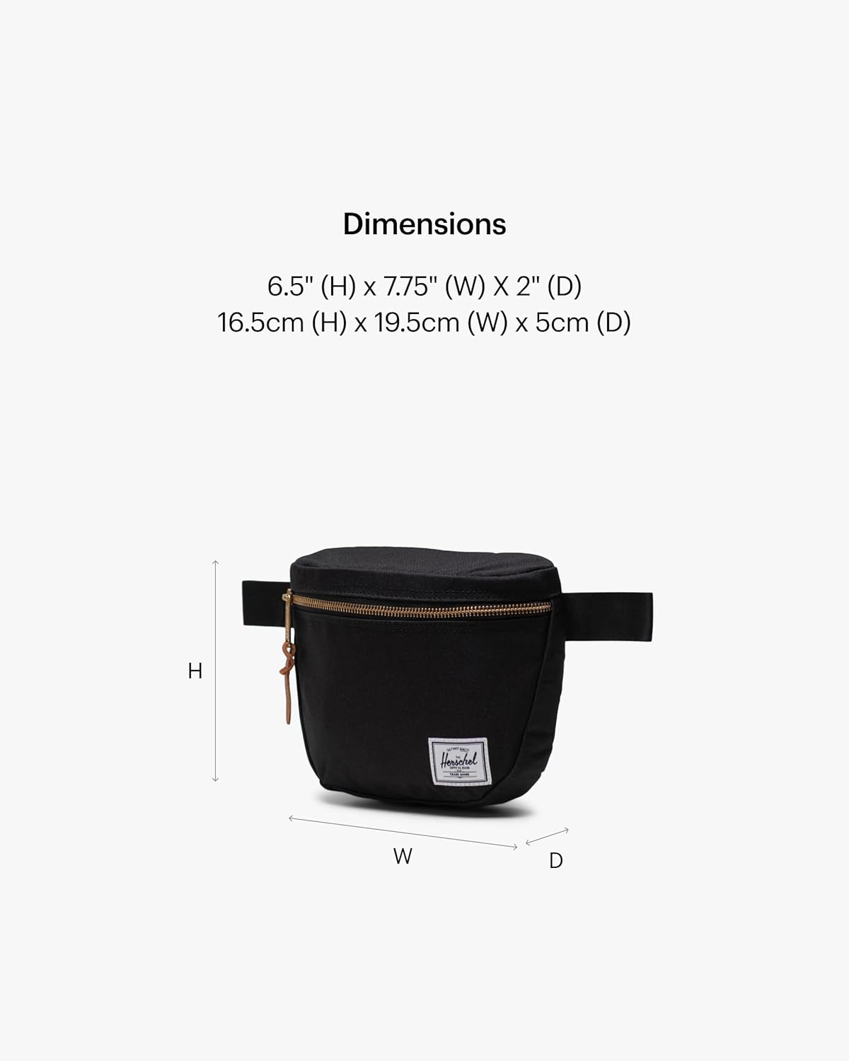 Thumbnail 1 de Herschel Mixte Pack Hip Settlement Accessoire de Voyage-Ceinture Porte-Monnaie, Noir — Taille Unique