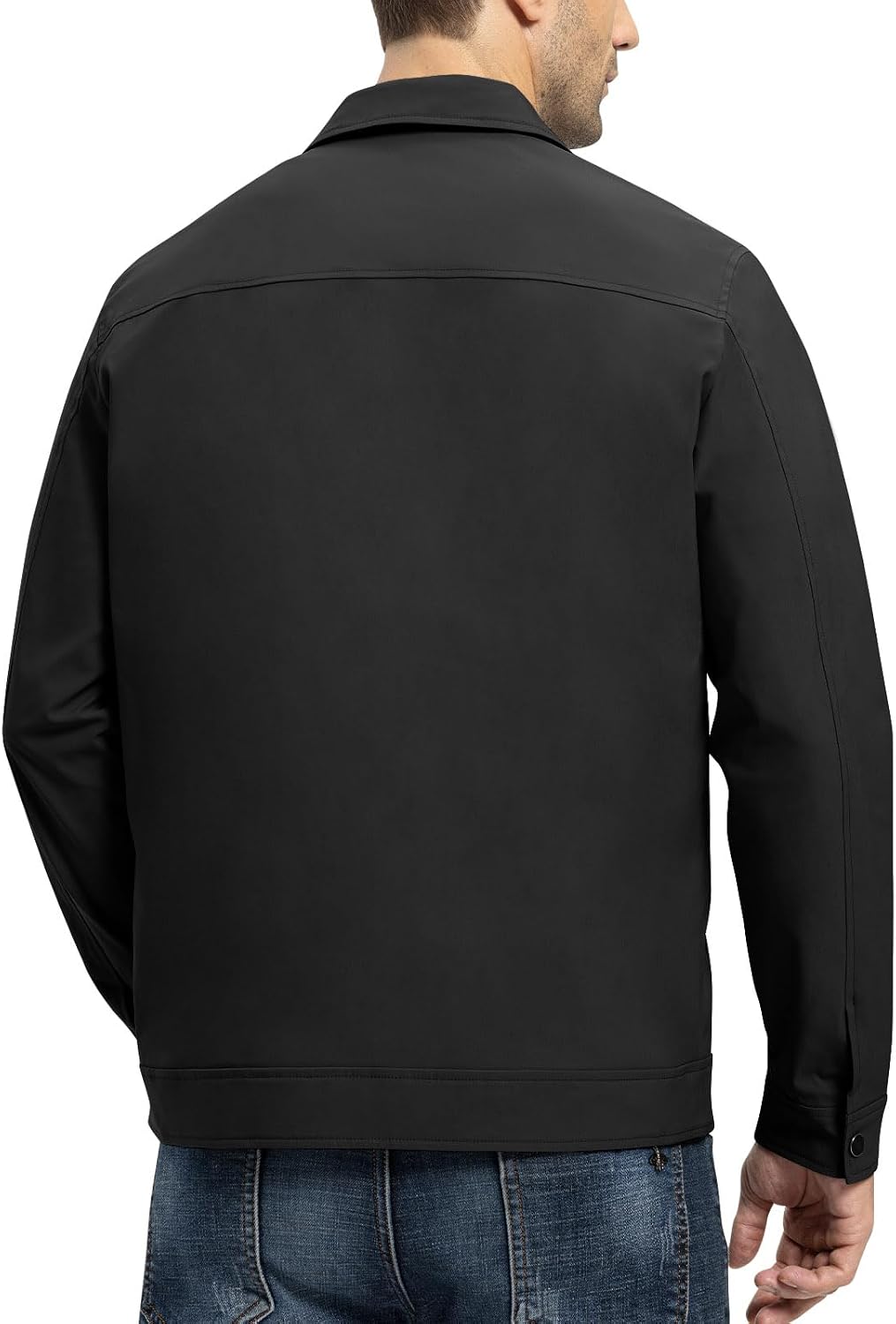 Detalle 2 de donhobo Herren Jacke Leichte Übergangsjacke