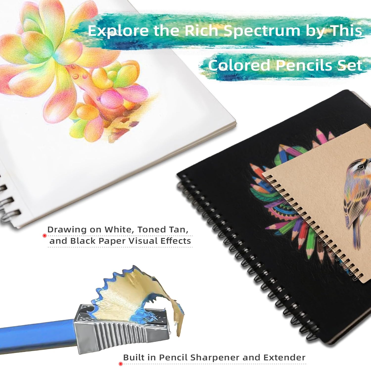Thumbnail 3 de YSLON 36-Color Colouring Pencils – Professional Colour Pencils for Adults and Artists