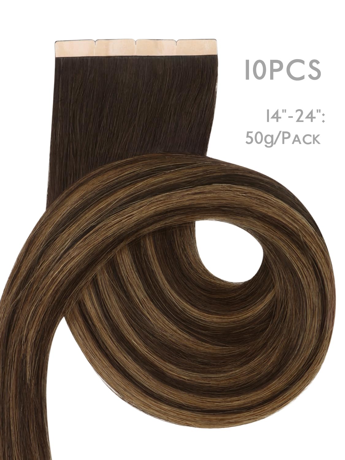 Detalle de WENNALIFE Tape-In Hair Extensions, 20-Inch