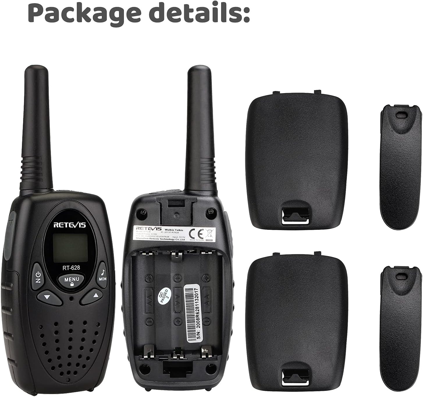 Thumbnail 6 de Retevis RT628 Walkie Talkie Bambini 1 coppia