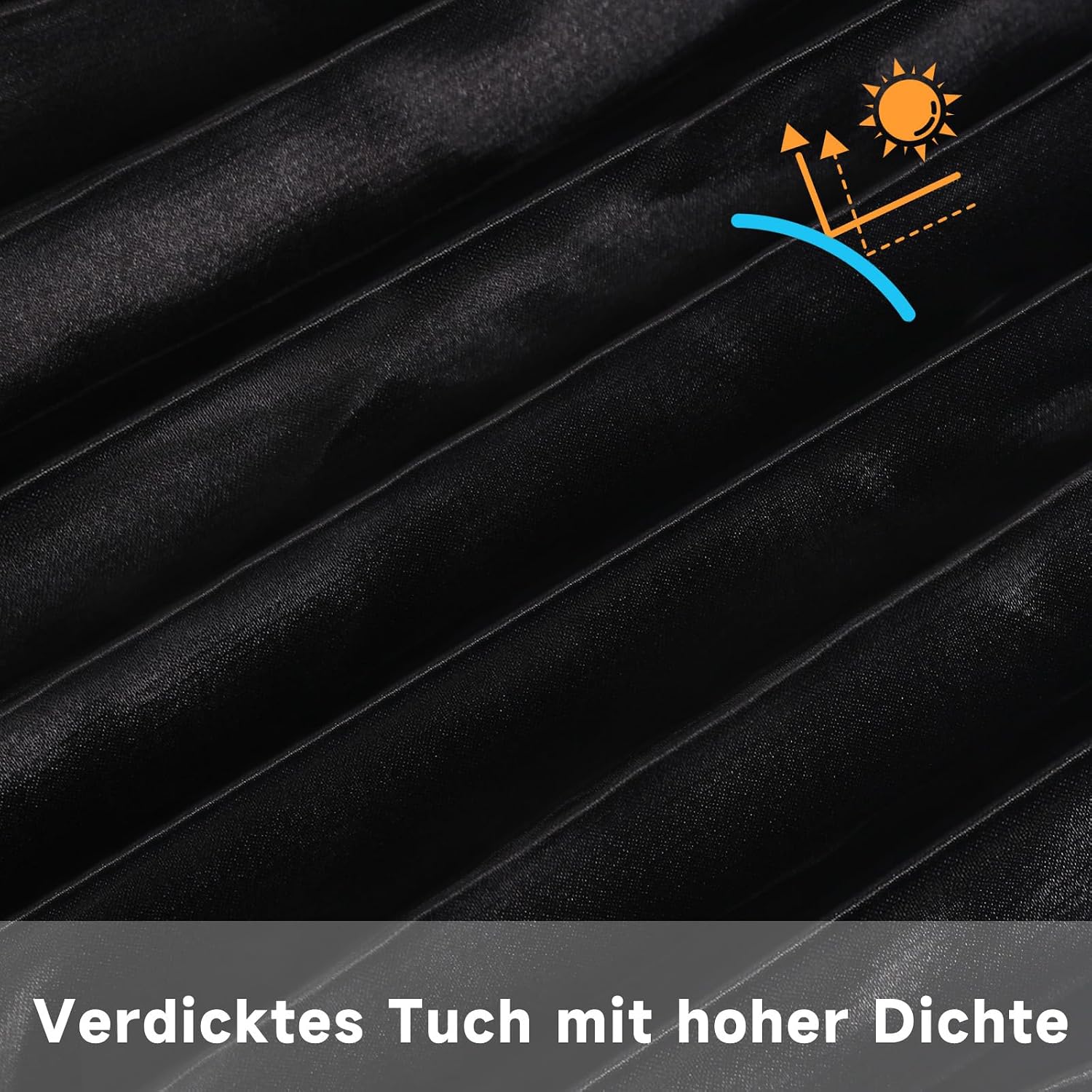 Detalle 1 de XCBYT Sonnenschutz fürs Auto Vorhang Magnetisch