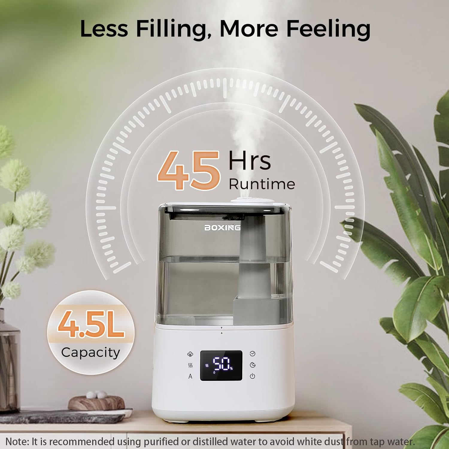 Thumbnail 4 de BOXING Humidifier Warm Cool Mist 4.5L 🏠