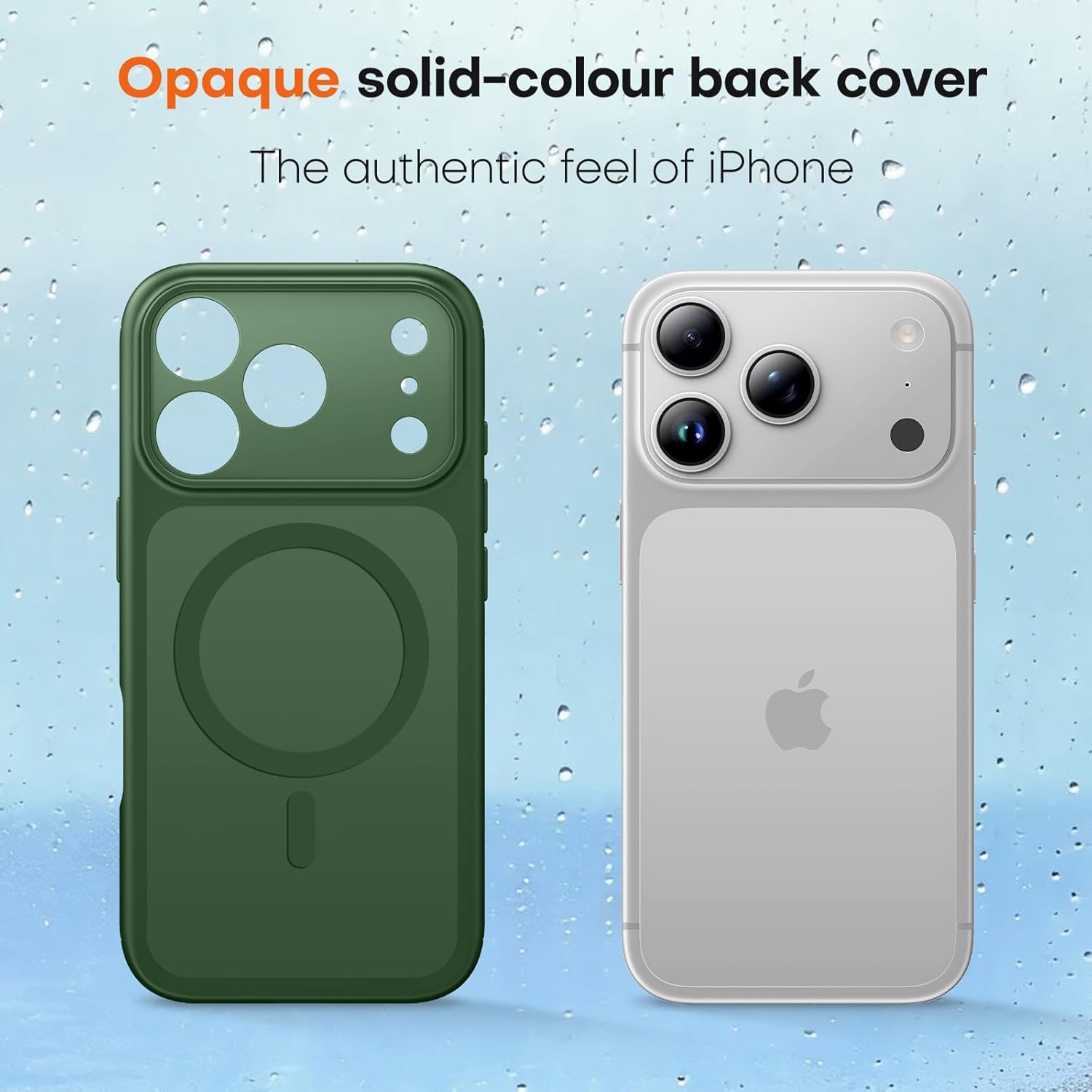Thumbnail 6 de TAURI Magnetic Case for iPhone 17 Pro Max with Full Camera Protection and MagSafe (Green)