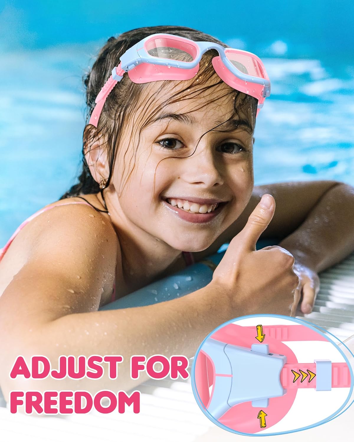 Detalle 2 de Zeligerstar Kids Swimming Goggles 6โ14 ๐