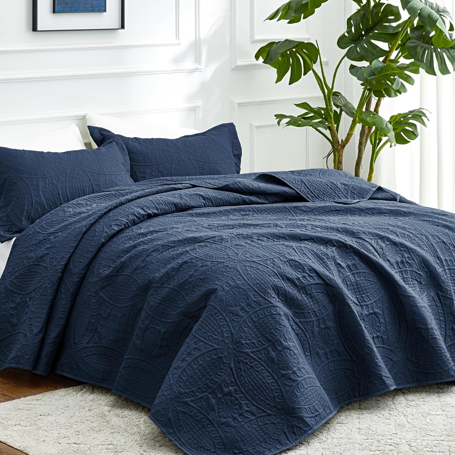 Thumbnail 1 de Love's cabin King Size Quilt Set 106x96