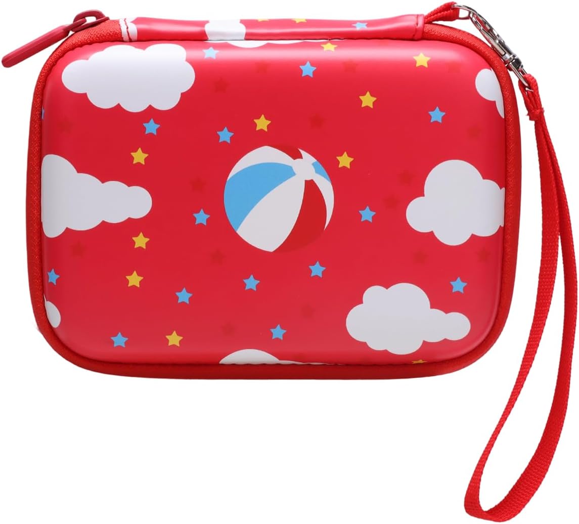 Detalle de XANAD Kinderkamera Tasche für VTech Kidizoom Print Cam/Kidizoom Video Studio HD (rot)