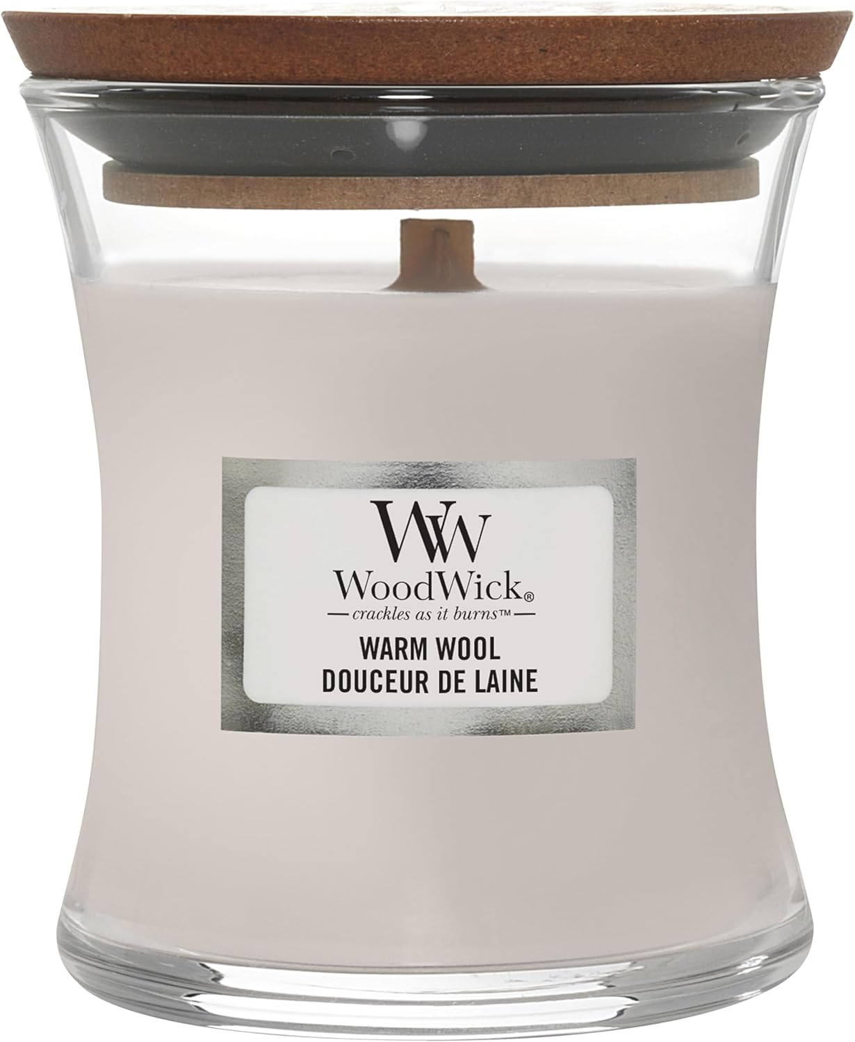 Thumbnail 5 de WoodWick Bougie parfumée — Bougie sablier moyenne Feu de bois