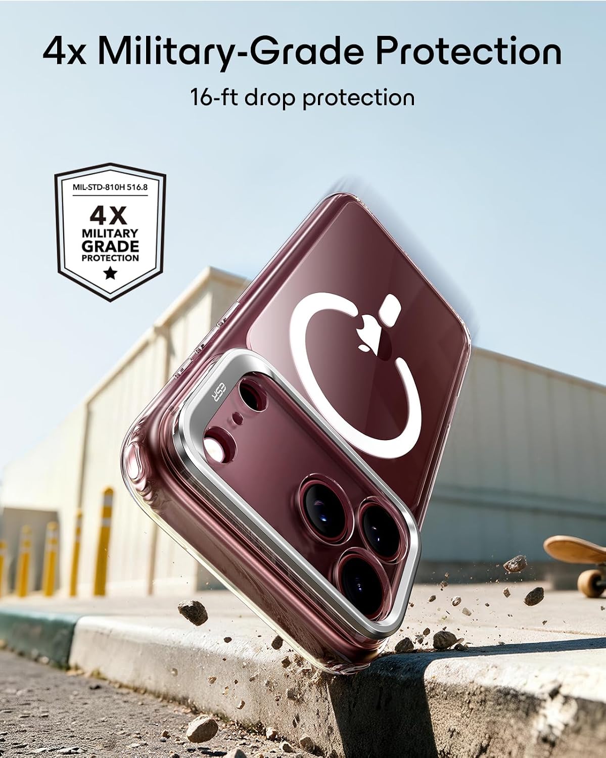 Thumbnail 4 de ESR iPhone 17 Pro MagSafe protective case with kickstand