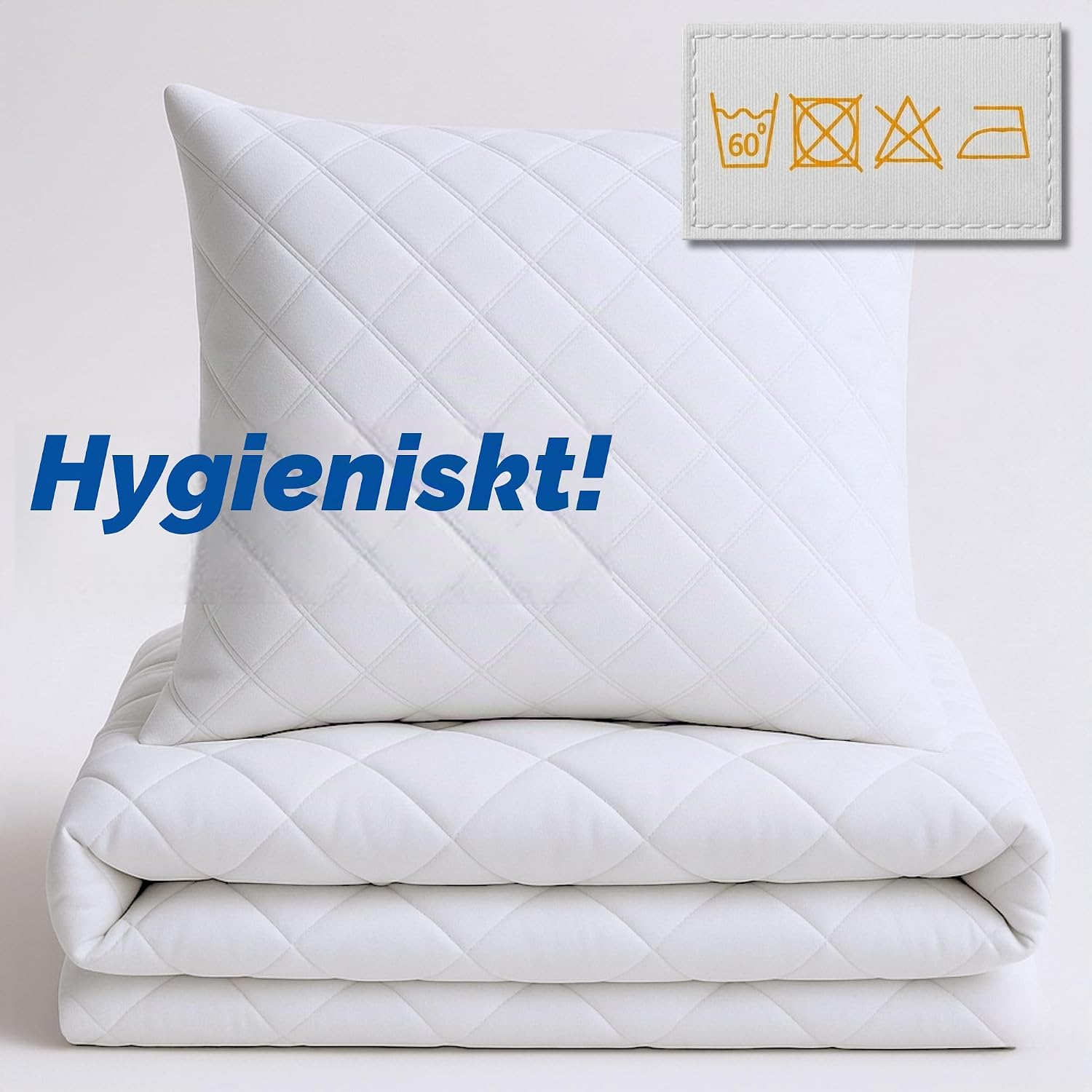 Detalle de Amazinggirl täcke 135 x 200 – vitt polyester, 10,5 TOG för året runt