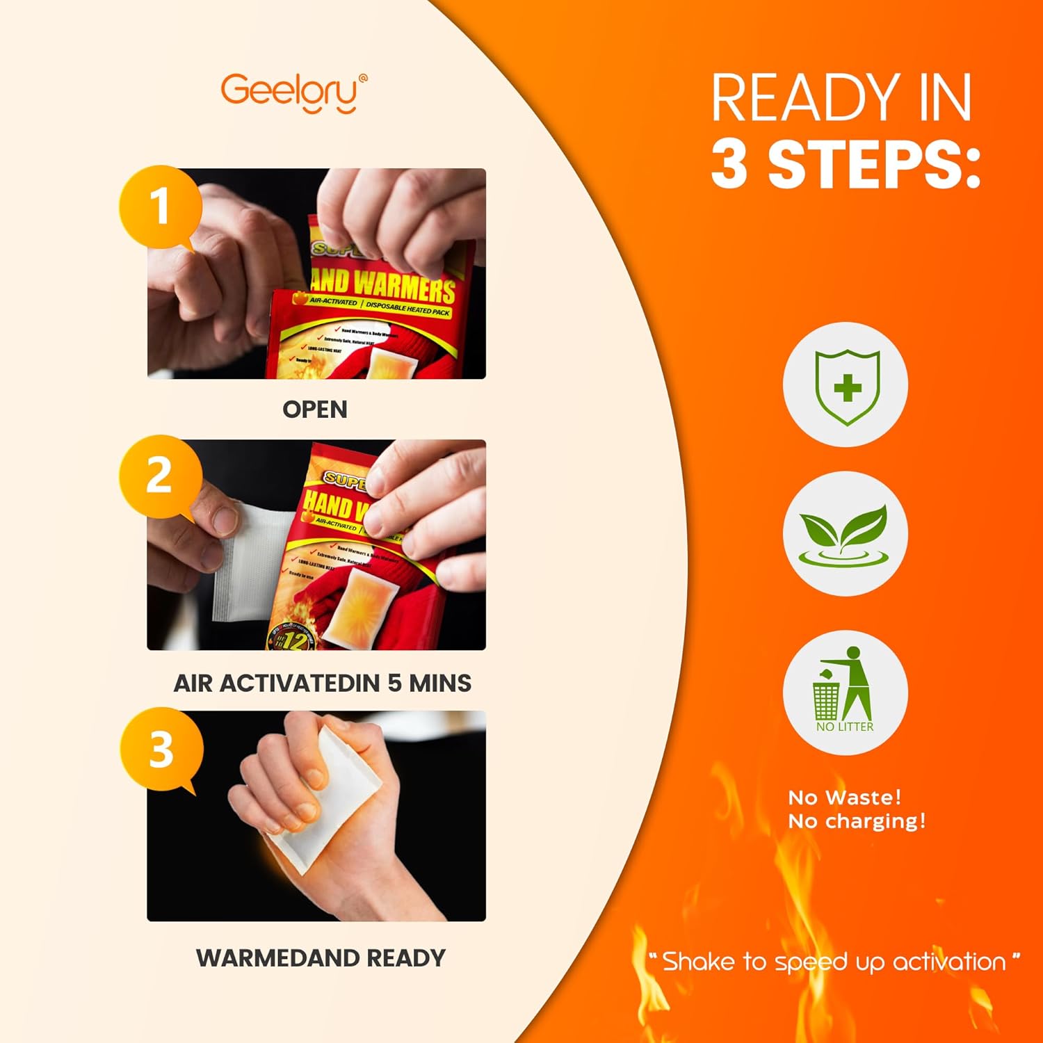 Thumbnail 2 de Disposable Hand Warmers 12-Hour Pack