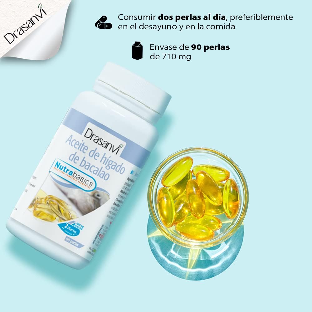 Thumbnail 5 de DRASANVI NUTRABASICS 90 perlas Aceite de hígado
