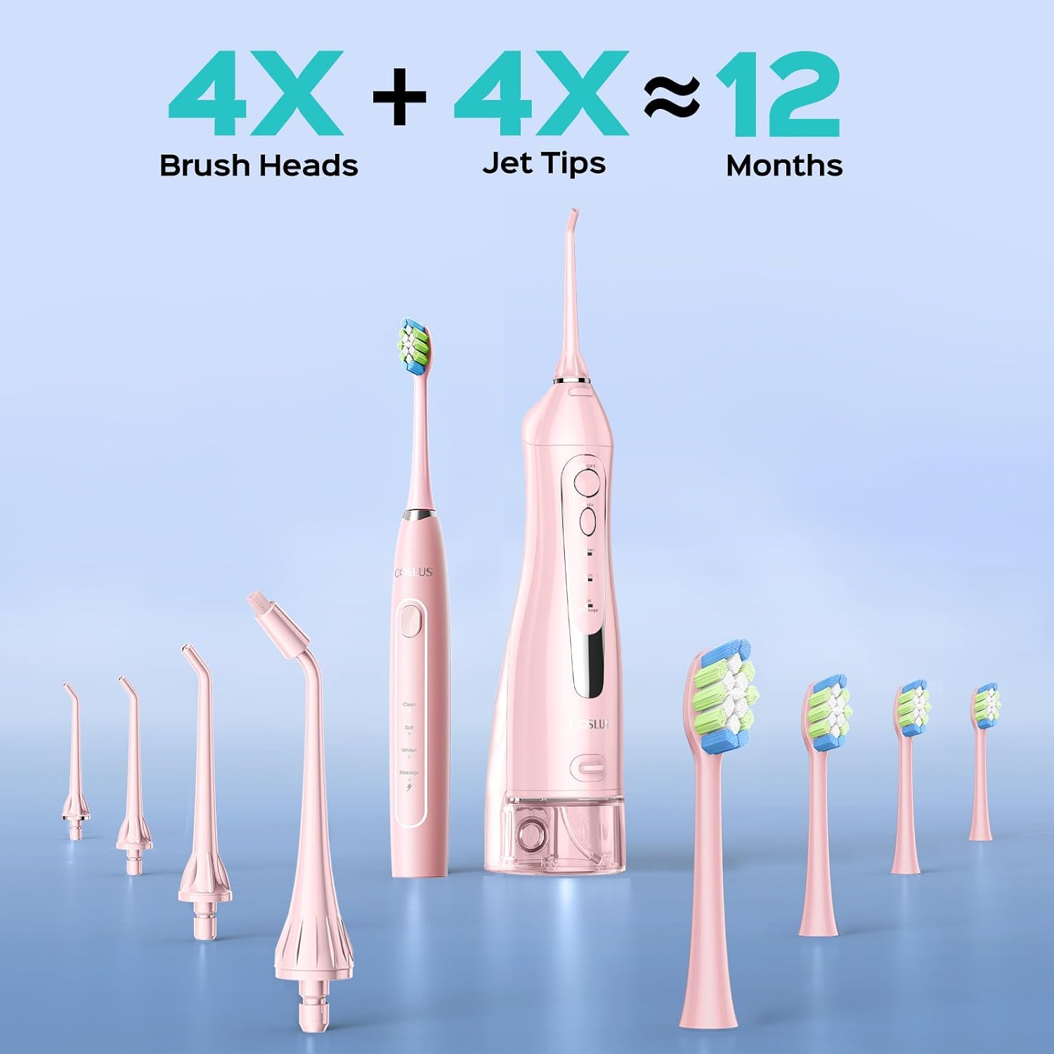 Thumbnail 6 de COSLUS C20C41 Water Flosser Electric Toothbrush Combo