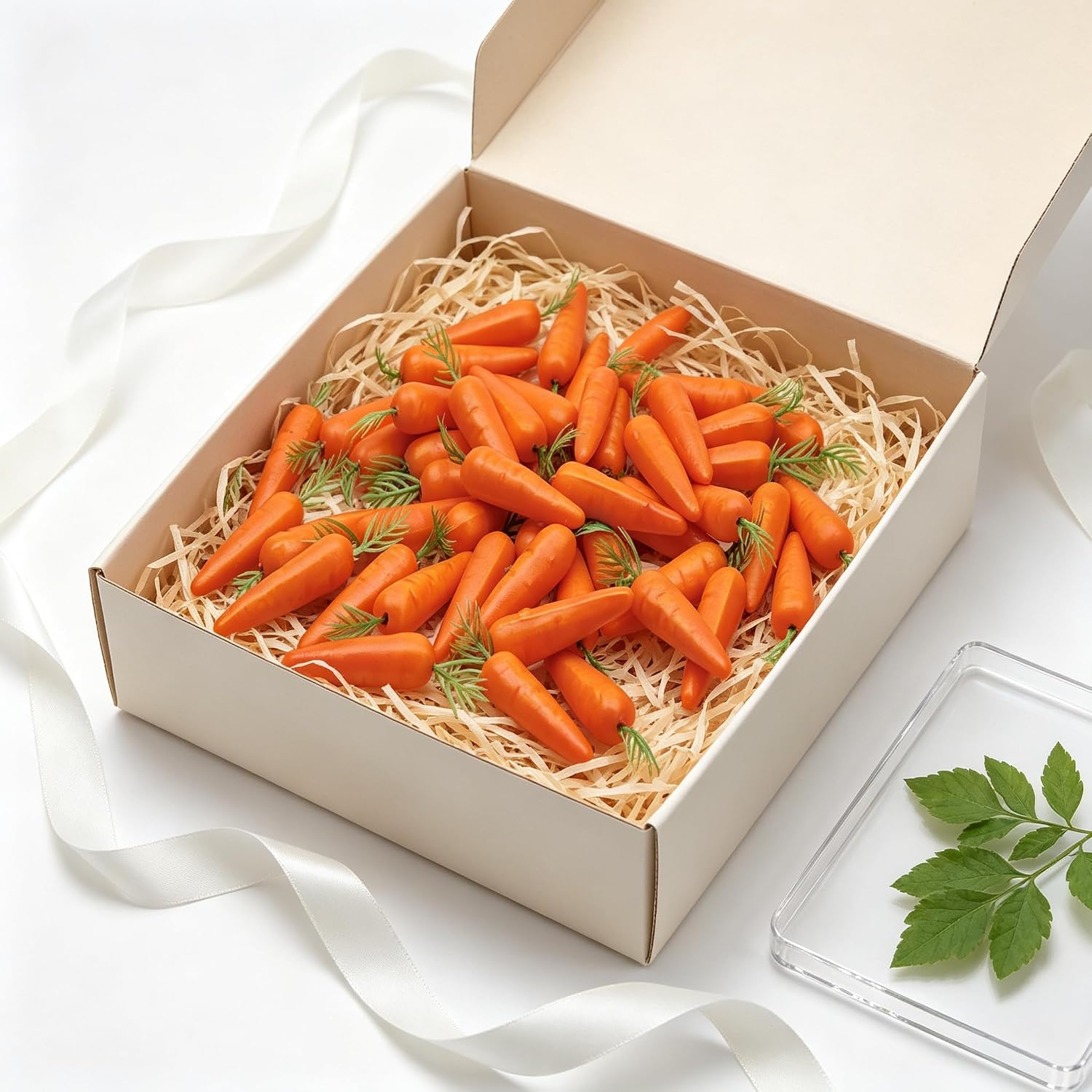 Detalle 2 de QNUIHYE Artificial Carrots, 50-piece set