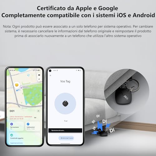 Thumbnail 2 de ATUVOS Air Tag Pro: Localizzatore Bluetooth dual-system per Android e iOS