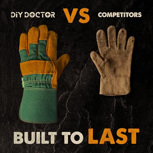 Detalle 2 de DIY Doctor Heavy Duty Thorn Proof Gardening Gloves for Men, 1 Pair