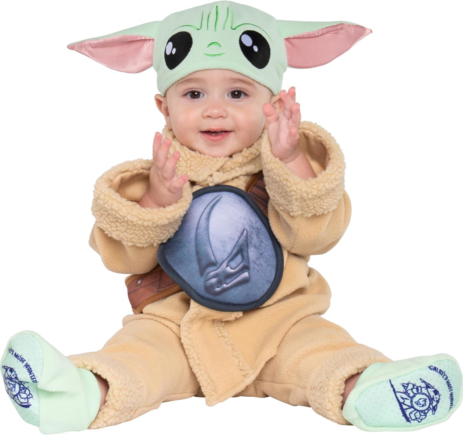 Detalle 2 de STAR WARS Grogu Infant Halloween Costume, Five-Piece Set