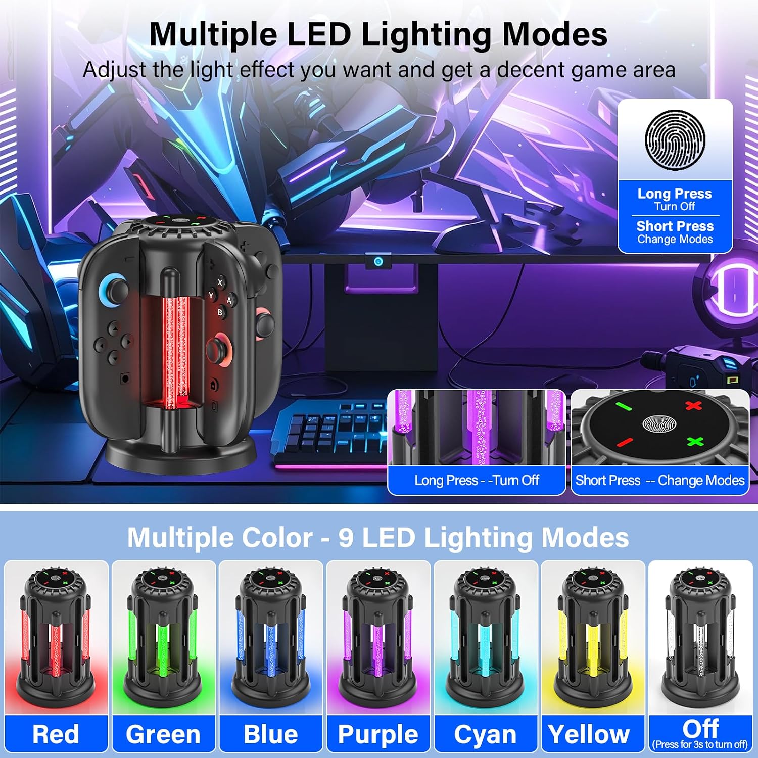 Detalle 2 de ZRZLMVP Controller Charger 4-in-1 for Switch 2