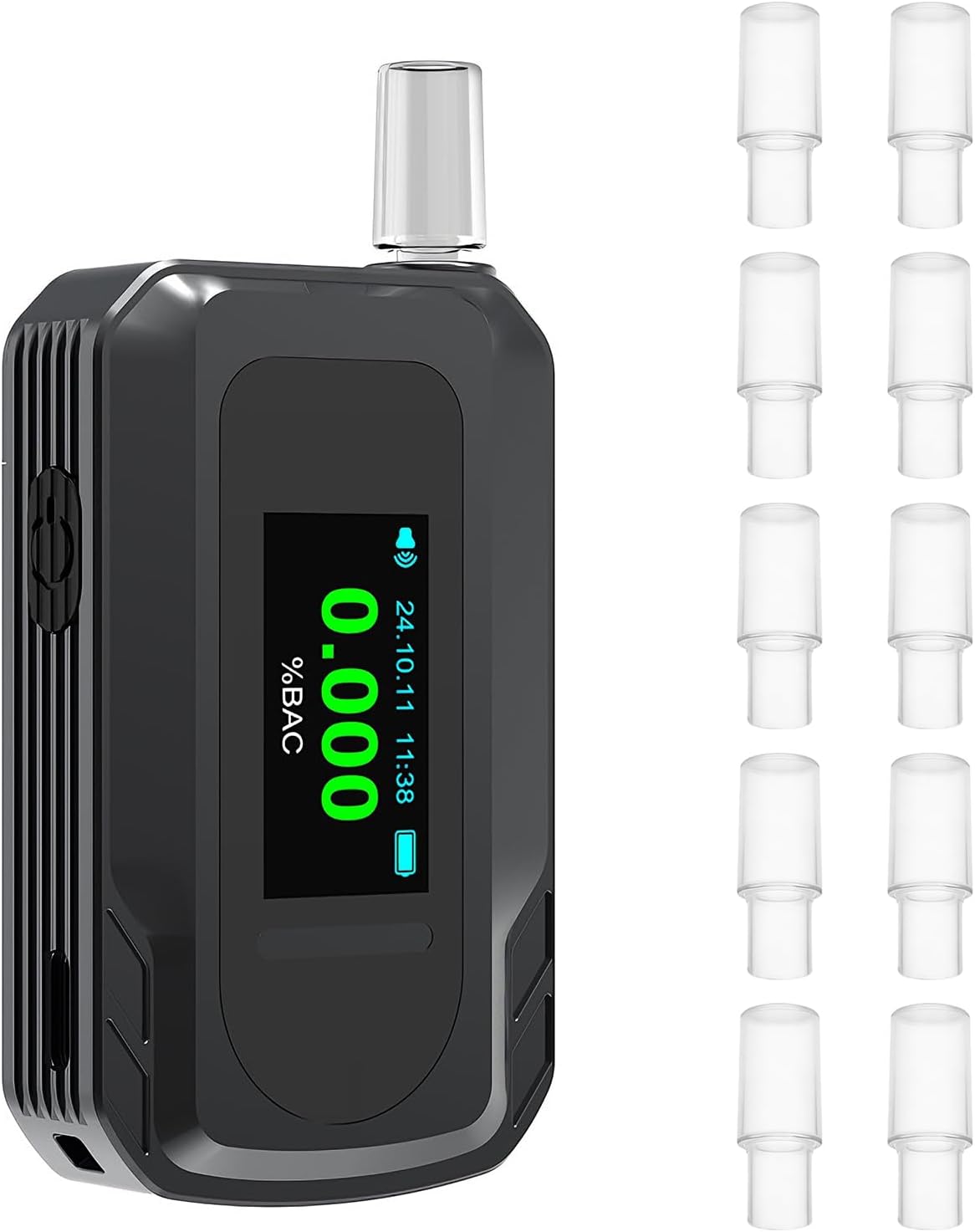 Homcoice Etilometro Portatile Certificato 250mAh