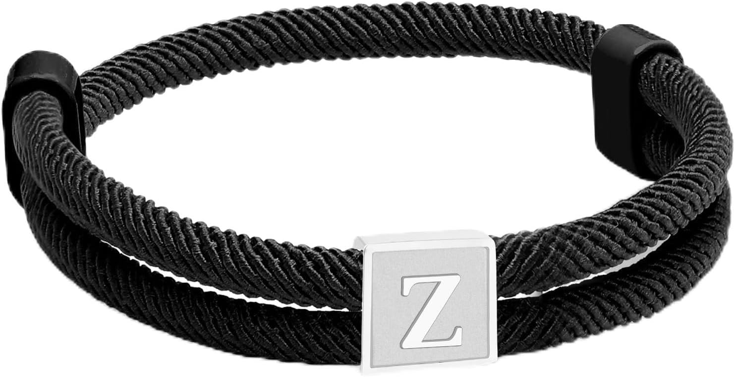 Detalle de Esmoly bracciale uomo con iniziale