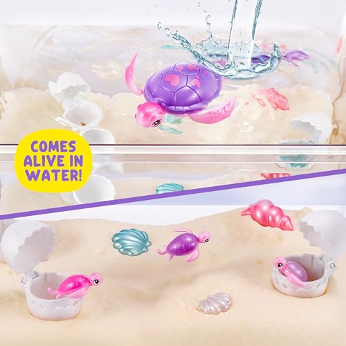 Detalle 2 de Pets Alive Mama Turtle Surprise by ZURU — A playful robot turtle for imaginative water world adventures