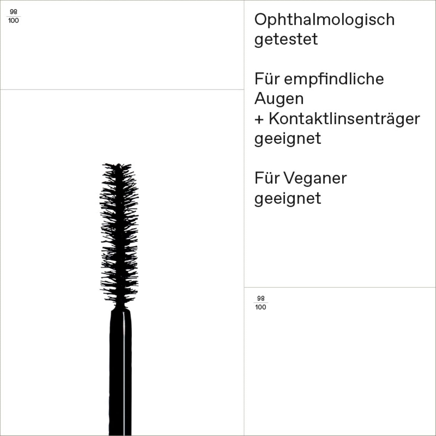 Detalle 2 de KORRES Drama Volume Mascara Black 01, 10 ml
