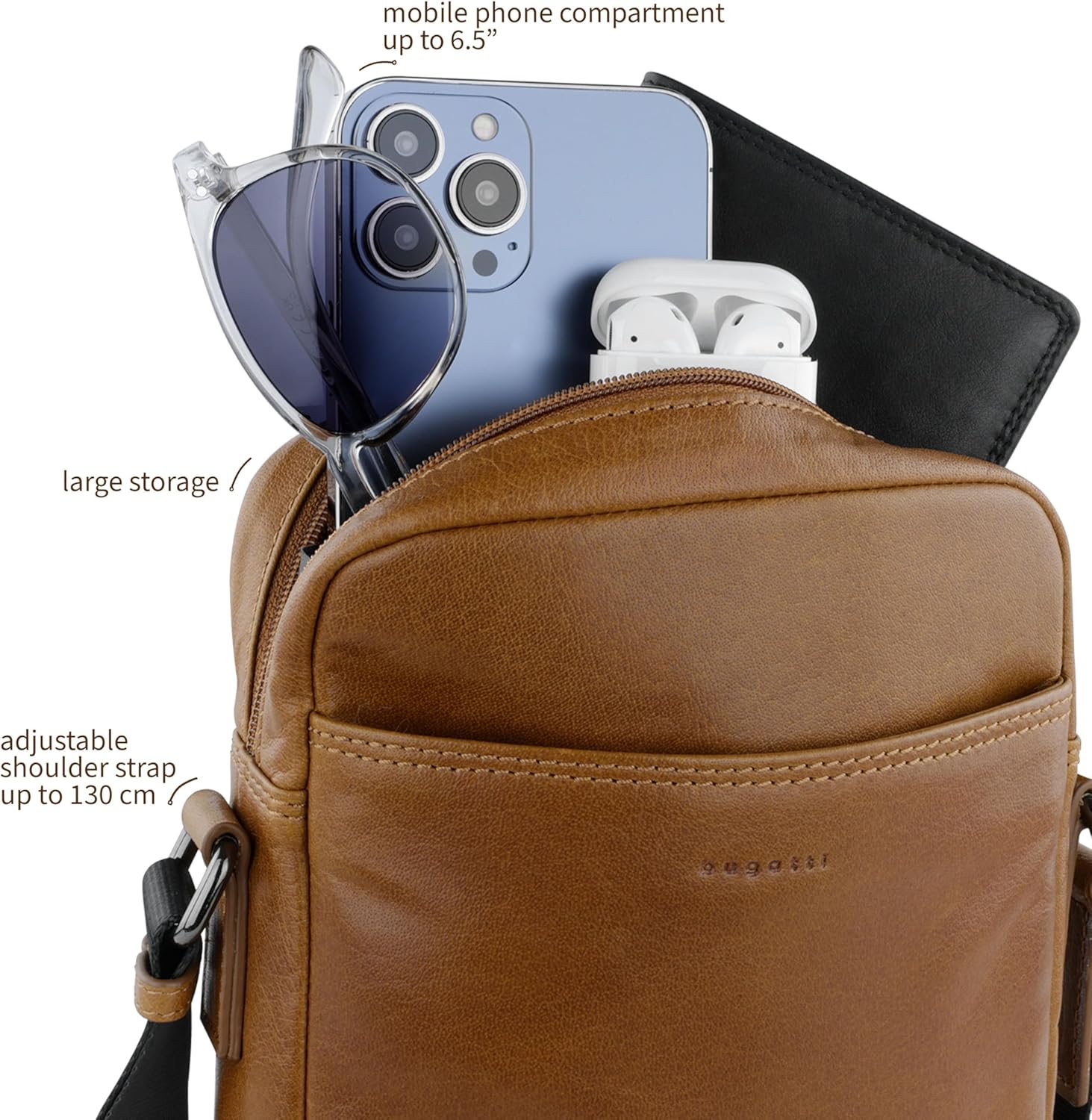 Thumbnail 5 de bugatti Savona Sac Bandoulière 20x6x21 cm