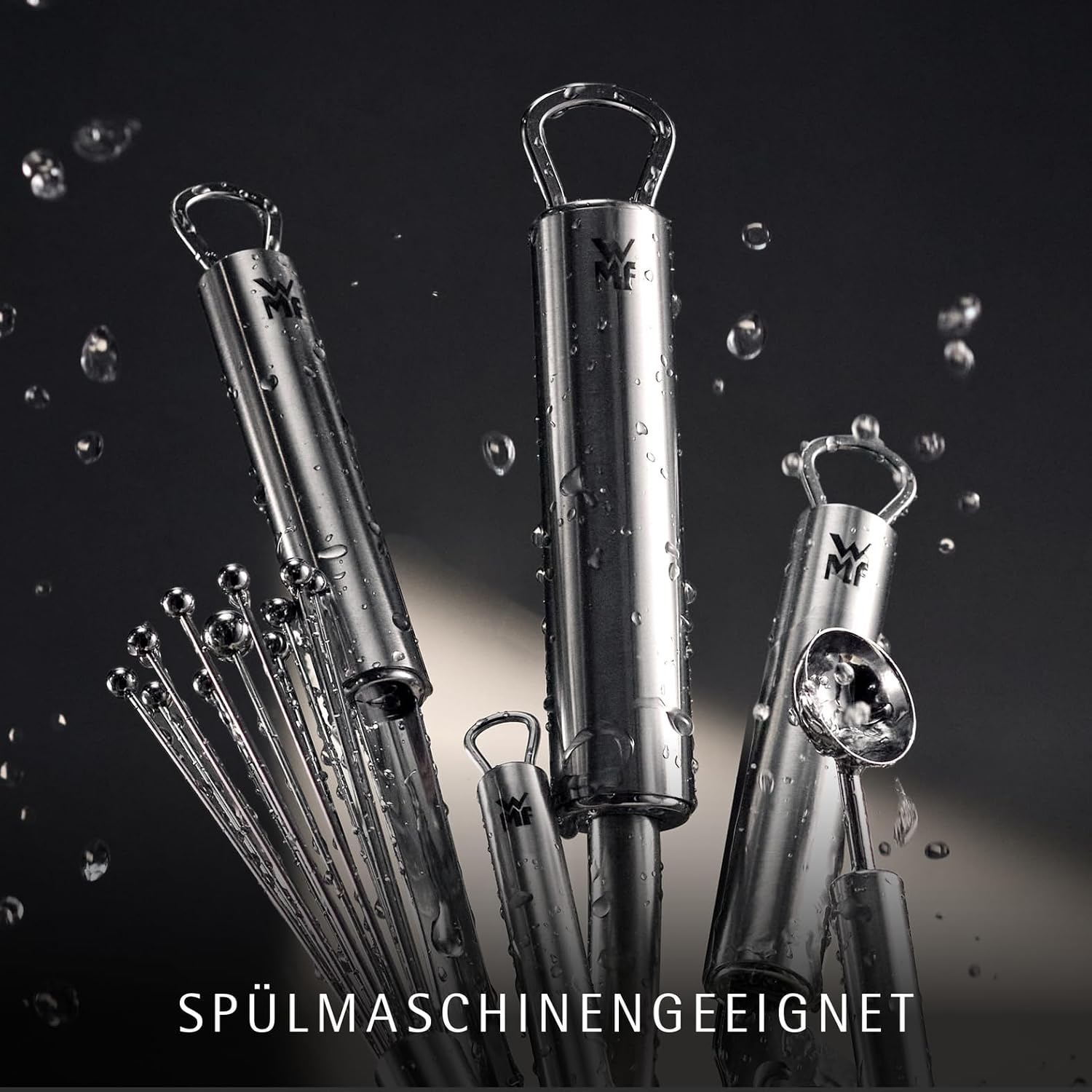 Thumbnail 3 de WMF Profi Plus Schneebesen-Set 3-teilig (Edelstahl, teilmattiert) mit 15/20/30 cm