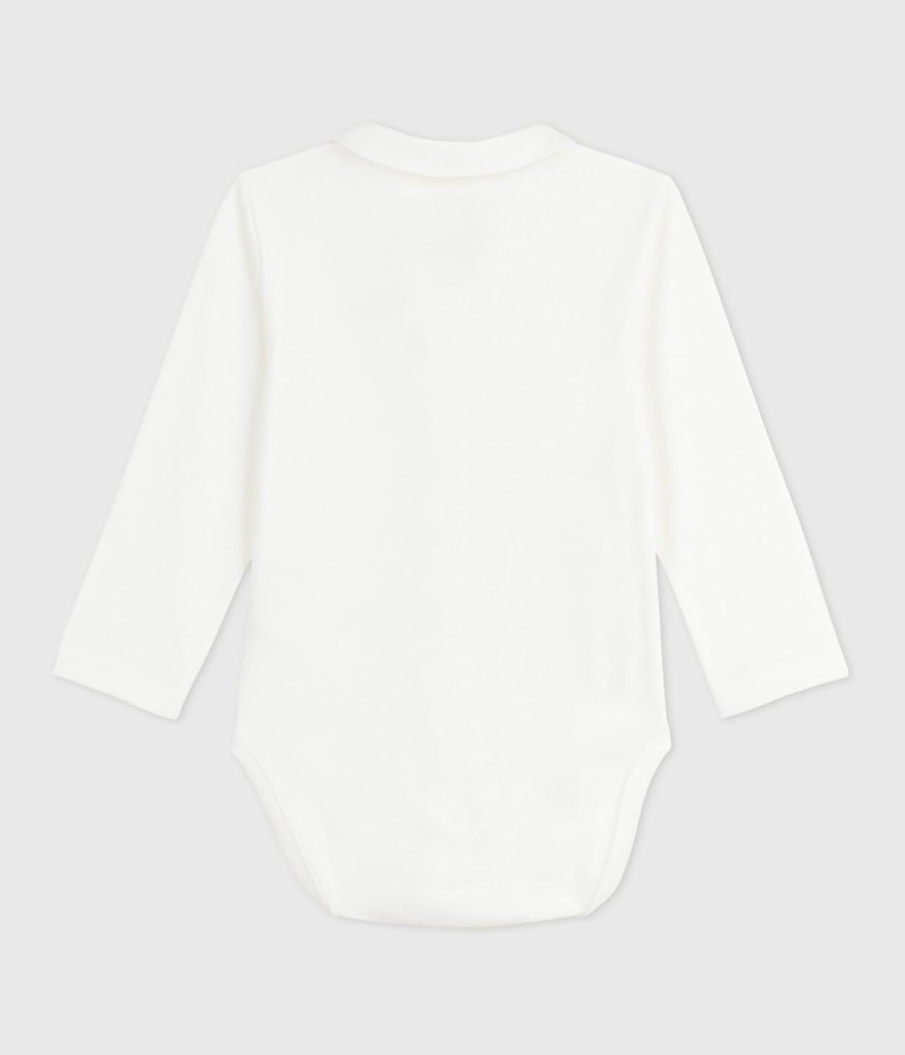 Thumbnail 1 de Petit Bateau body bébé à col brodé et message poitrine (lot de 1)