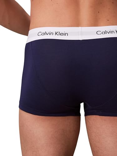 Detalle 2 de Calvin Klein Herren Boxershorts Low Rise TRUNK, 3er Pack U2664G – Mehrfarbig, Small
