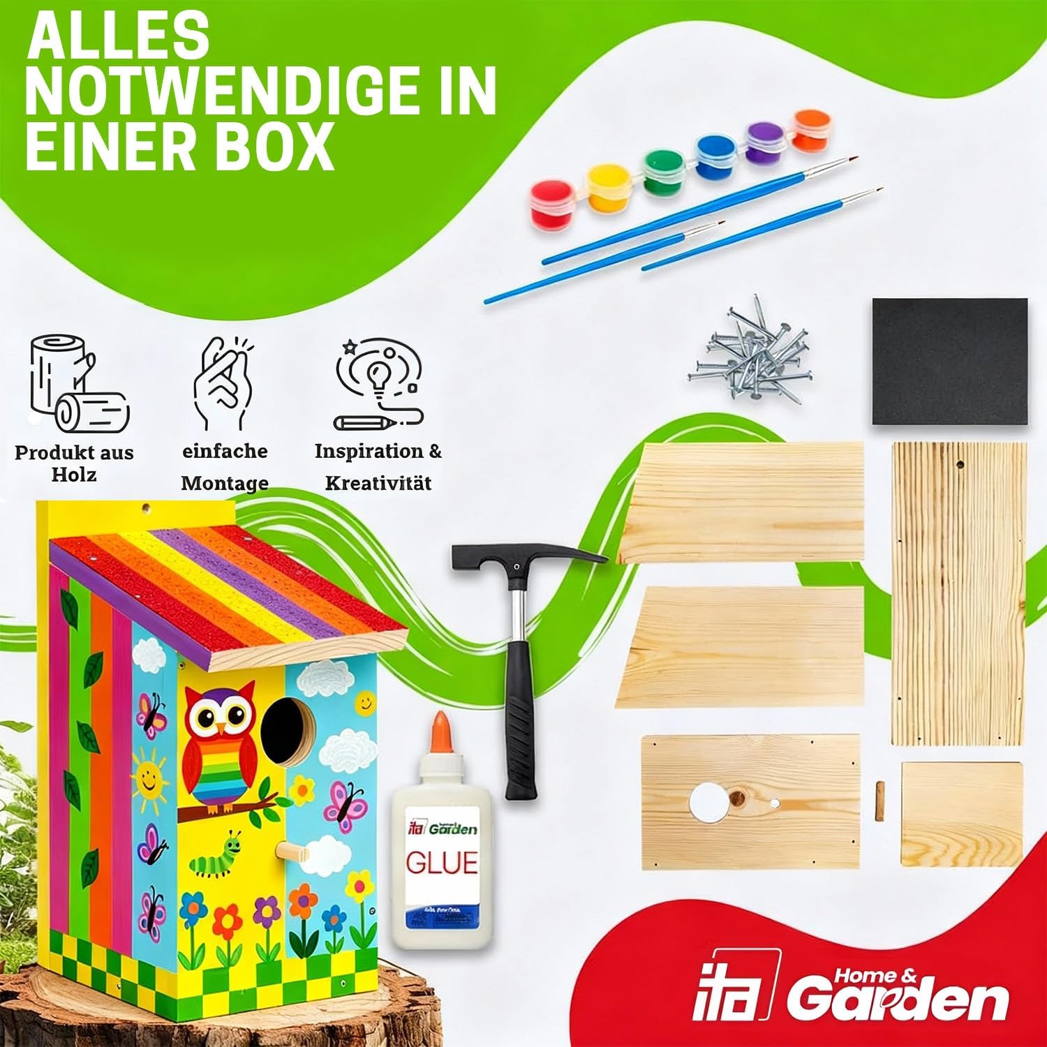 Thumbnail 1 de ITA DIY Nistkasten Bausatz zum Basteln