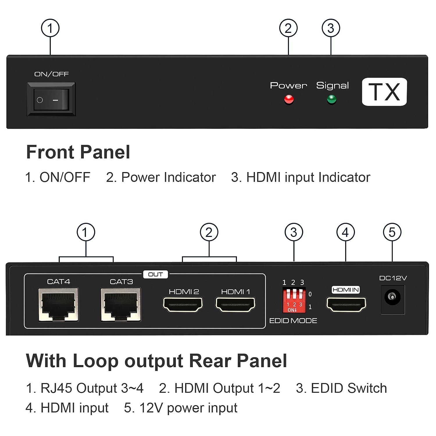 Thumbnail 4 de VEDINDUST HDMI Extender Splitter 50m 1080p