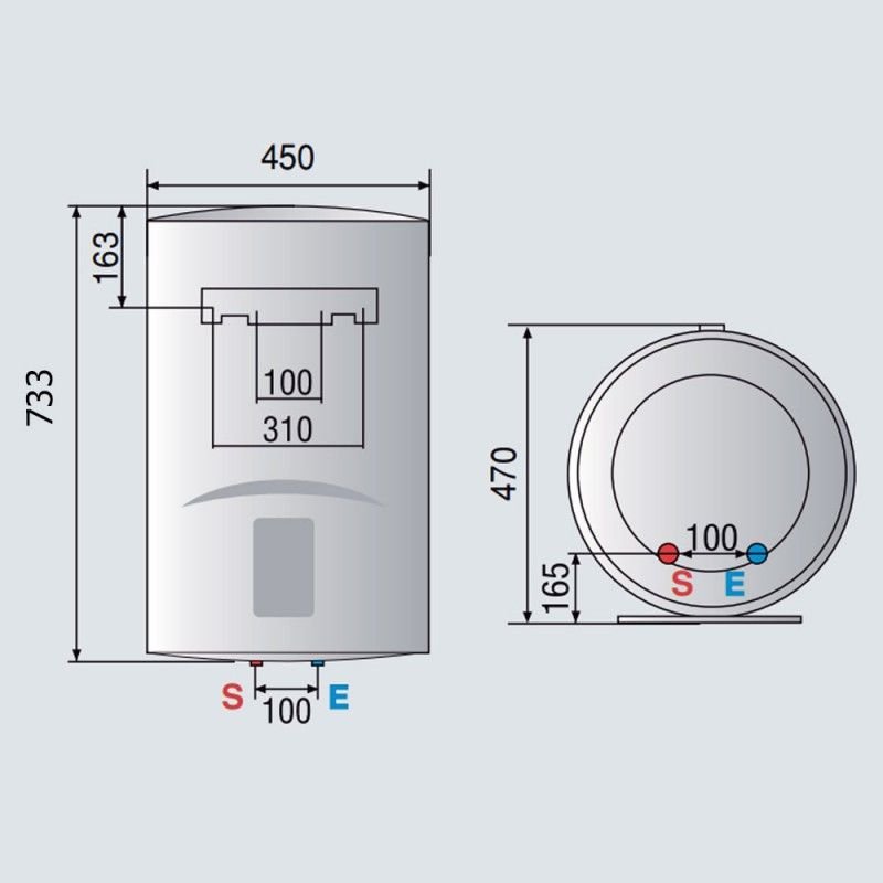 Detalle de Ariston Lydos ECO Termo Eléctrico 80L 🔌