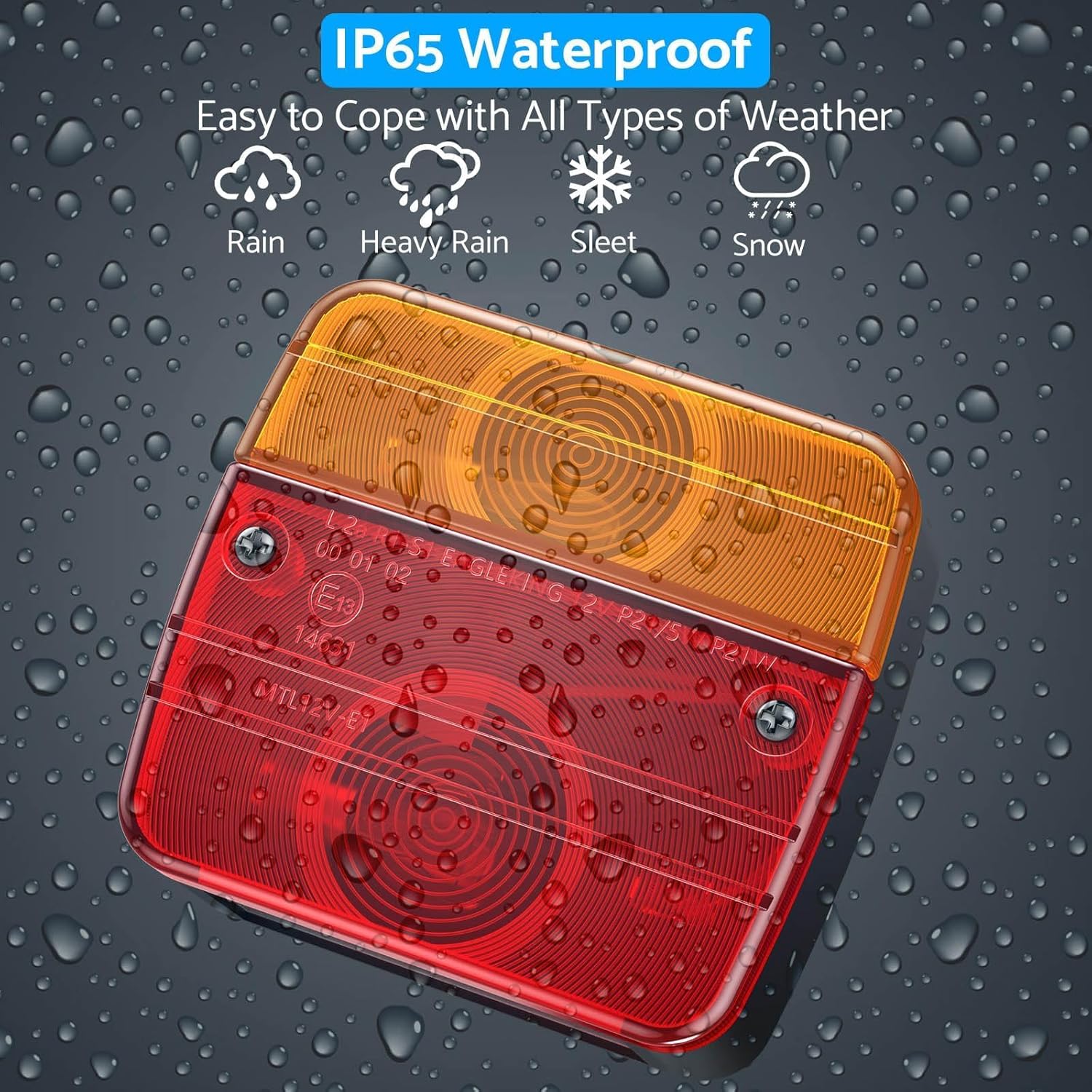 Thumbnail 3 de eSynic Trailer Light Set Professional 2pcs 12V with 7.5 m cable (E-Mark)